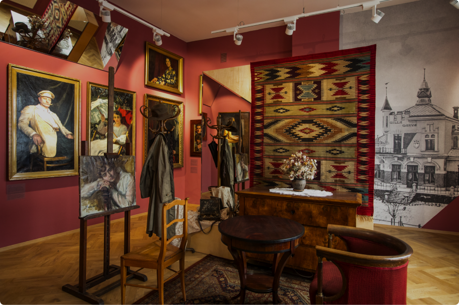 Museum hall - painter's studio